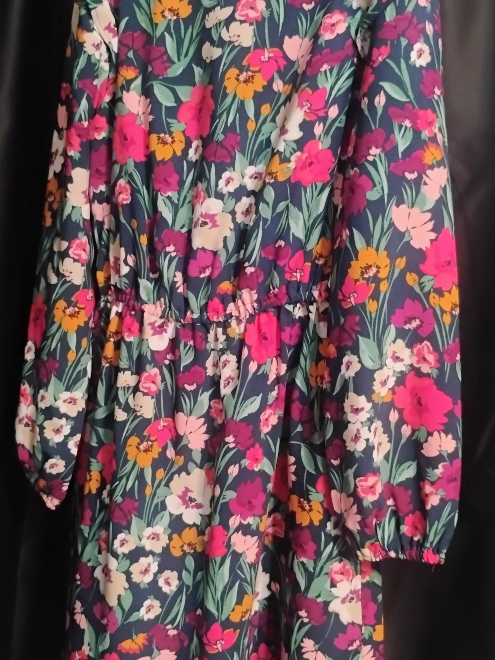 Loft Outlet Floral Long Sleeve Dress in Petite XS